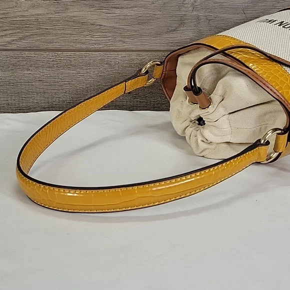 Jason Wu Canvas Leather Bucket Shoulder Bag - Picture 5 of 12